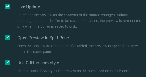 markdown-preview has live update option